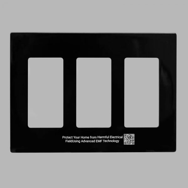 EMF Shield 3- Gang  Rocker Light Switch Plates - Image 4