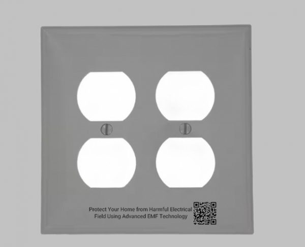 EMF Shield 2-Gang Outlet Wall Plates - Image 3