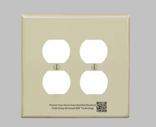 EMF Shield 2-Gang Outlet Wall Plates - Image 2